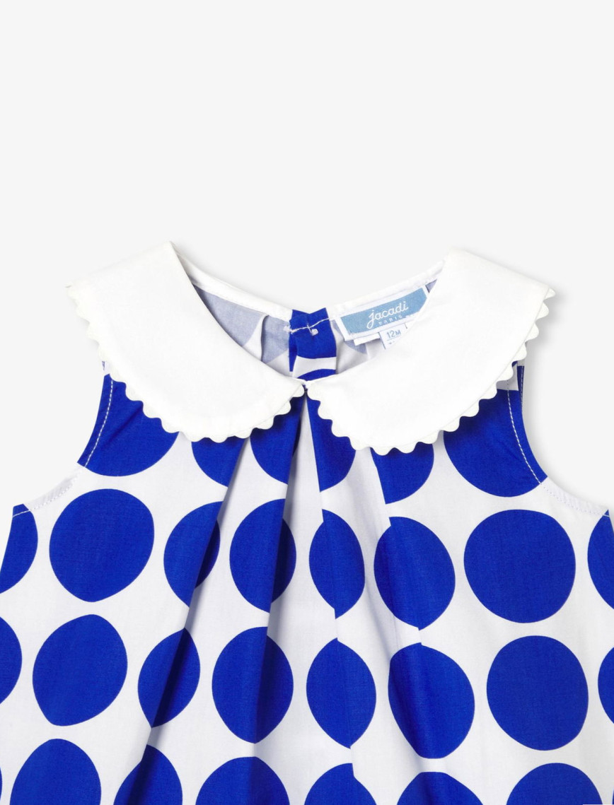 Jacadi Paris Kız Bebek Puantiyeli Kolsuz Bluz Jacadi Paris Kız Bebek Puantiyeli Kolsuz Bluz