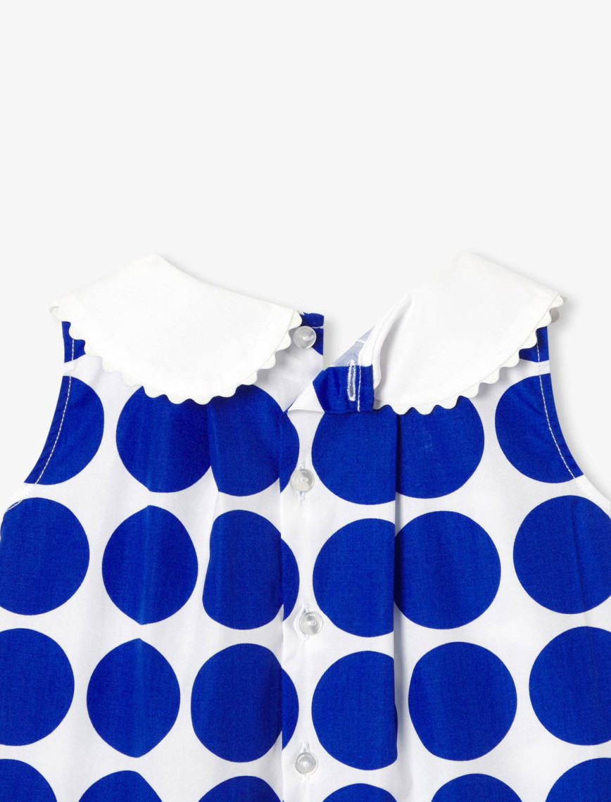 Jacadi Paris Kız Bebek Puantiyeli Kolsuz Bluz Jacadi Paris Kız Bebek Puantiyeli Kolsuz Bluz