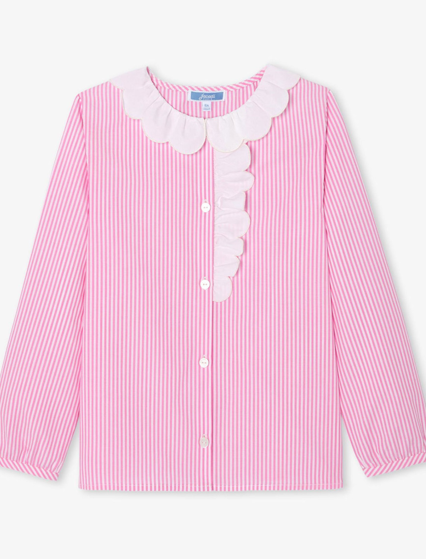 Jacadi Paris Kız Çocuk Çizgili Poplin Bluz Jacadi Paris Kız Çocuk Çizgili Poplin Bluz