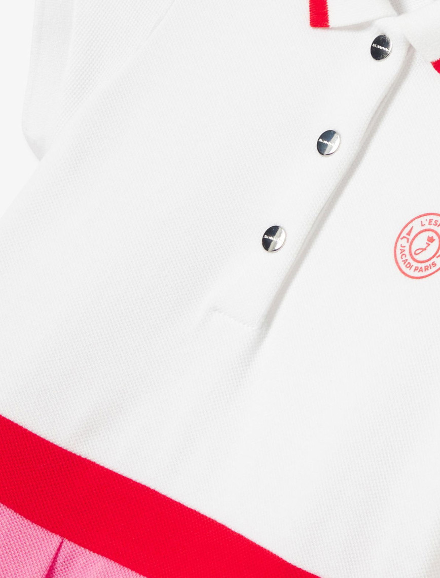 Jacadi Paris Kız Bebek Pamuklu Pike Polo Yaka Elbise Jacadi Paris Kız Bebek Pamuklu Pike Polo Yaka Elbise