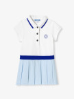 Jacadi Paris Kız Bebek Pamuklu Pike Polo Yaka Elbise Jacadi Paris Kız Bebek Pamuklu Pike Polo Yaka Elbise
