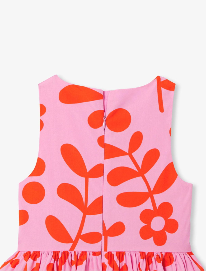 Jacadi Paris Kız Çocuk Çiçek Motifli Kolsuz Poplin Elbise Jacadi Paris Kız Çocuk Çiçek Motifli Kolsuz Poplin Elbise