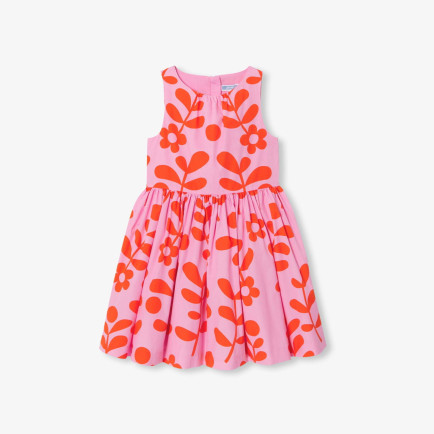 Jacadi Paris Kız Çocuk Çiçek Motifli Kolsuz Poplin Elbise Jacadi Paris Kız Çocuk Çiçek Motifli Kolsuz Poplin Elbise