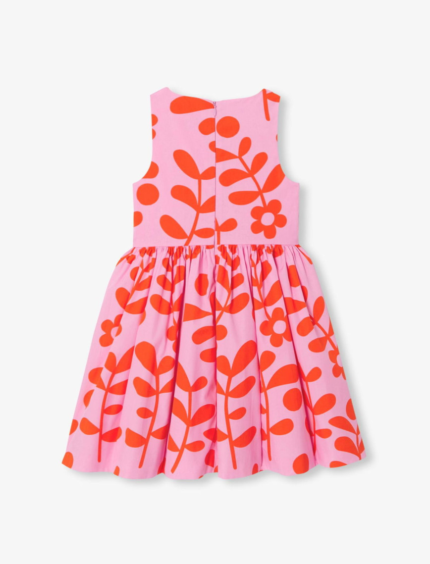 Jacadi Paris Kız Çocuk Çiçek Motifli Kolsuz Poplin Elbise Jacadi Paris Kız Çocuk Çiçek Motifli Kolsuz Poplin Elbise