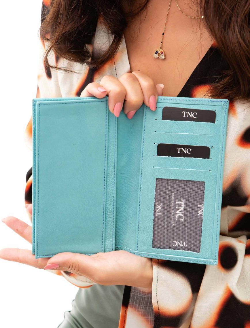 Tamer Tanca Kadın Hakiki Deri Petrol Cüzdan Cuzdan