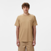 Lacoste Erkek Relaxed Fit Bisiklet Yaka Bej T-Shirt Lacoste Erkek Relaxed Fit Bisiklet Yaka Bej T-Shirt