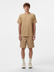 Lacoste Erkek Relaxed Fit Bisiklet Yaka Bej T-Shirt Lacoste Erkek Relaxed Fit Bisiklet Yaka Bej T-Shirt