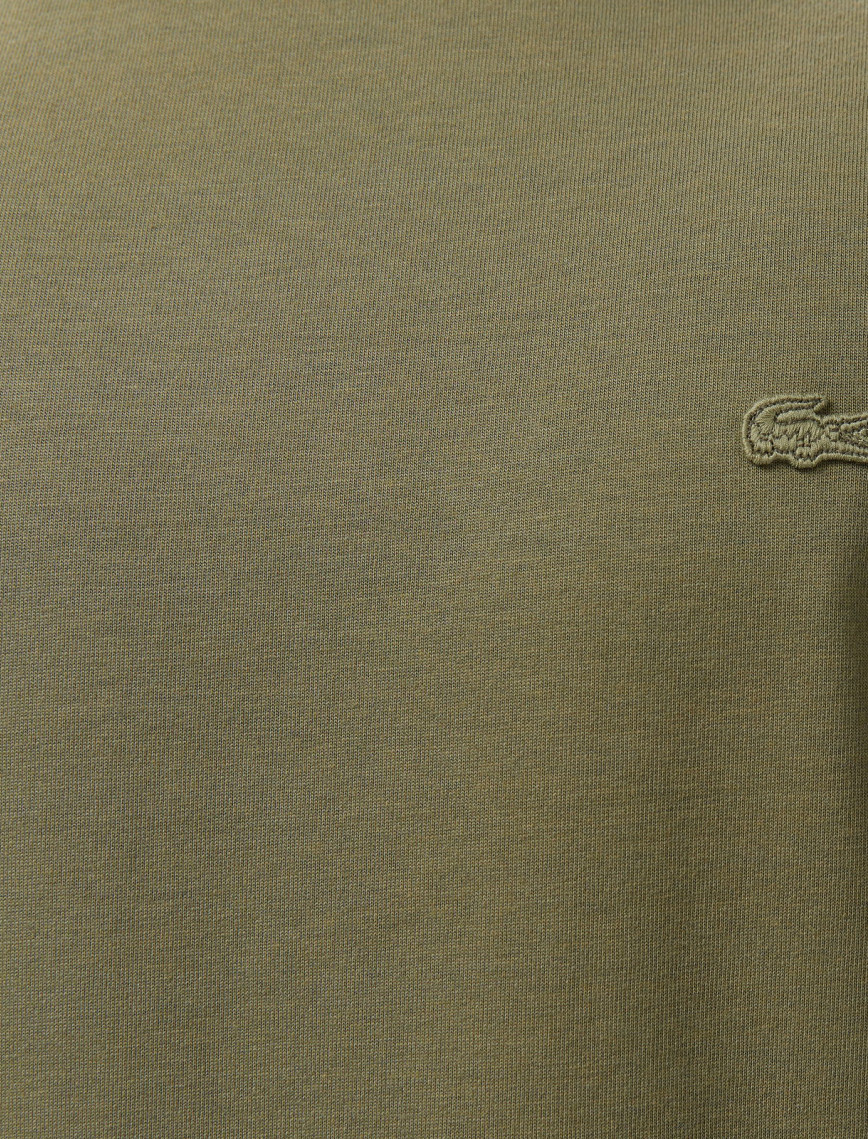 Lacoste Erkek Relaxed Fit Bisiklet Yaka Haki T-Shirt Lacoste Erkek Relaxed Fit Bisiklet Yaka Haki T-Shirt