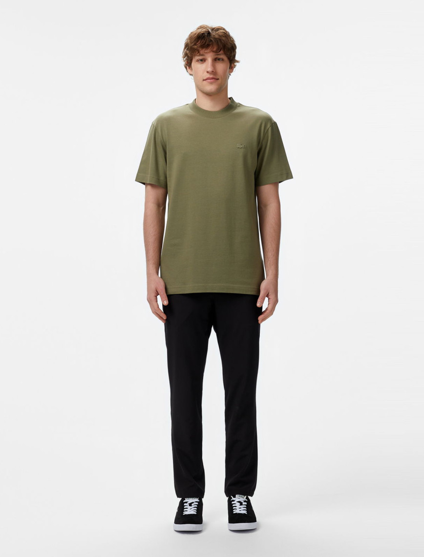 Lacoste Erkek Relaxed Fit Bisiklet Yaka Haki T-Shirt Lacoste Erkek Relaxed Fit Bisiklet Yaka Haki T-Shirt