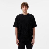 Lacoste Erkek Bisiklet Yaka Desenli Siyah T-Shirt Lacoste Erkek Bisiklet Yaka Desenli Siyah T-Shirt