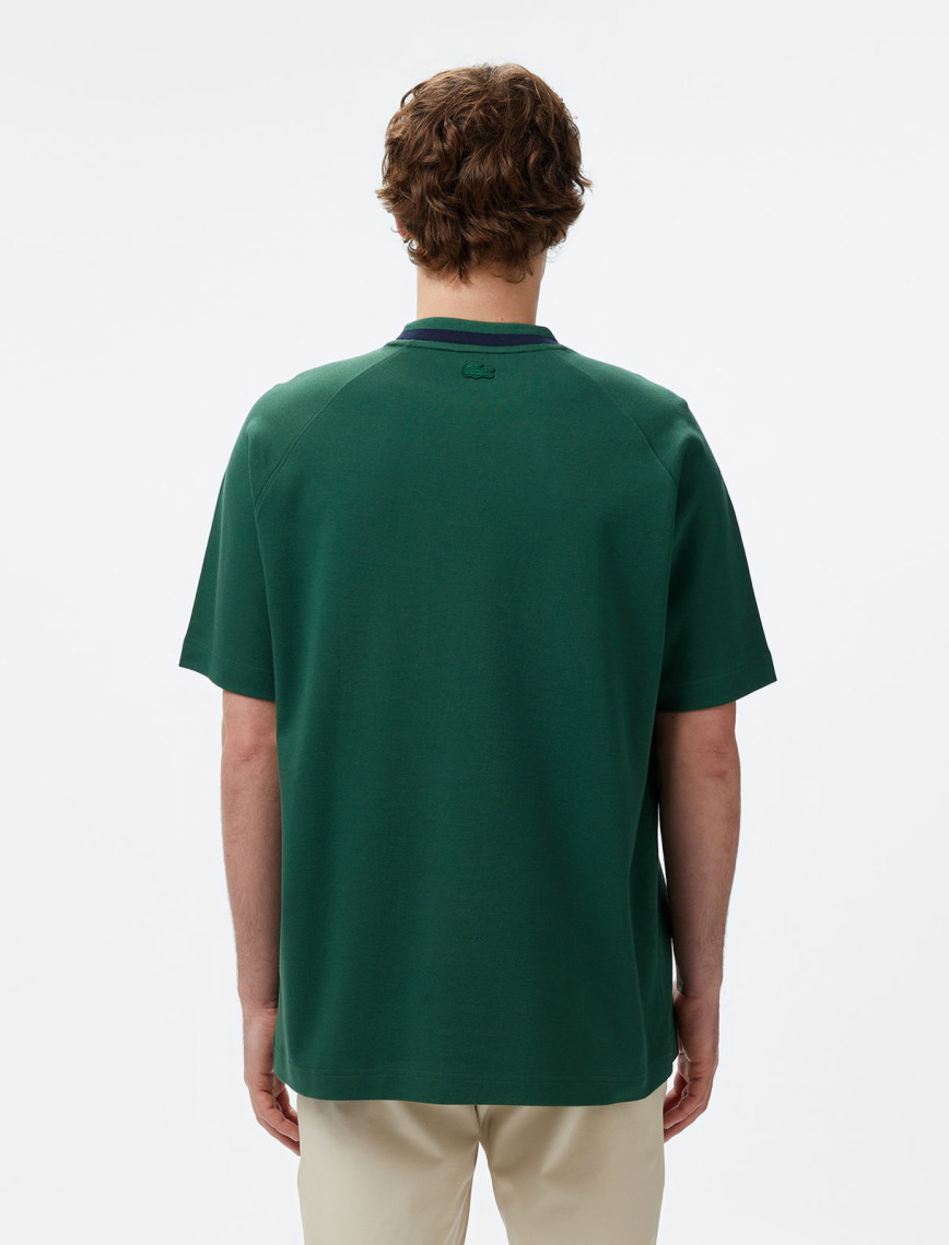 Lacoste Erkek Bisiklet Yaka Koyu Yeşil Cepli T-Shirt Lacoste Erkek Bisiklet Yaka Koyu Yeşil Cepli T-Shirt