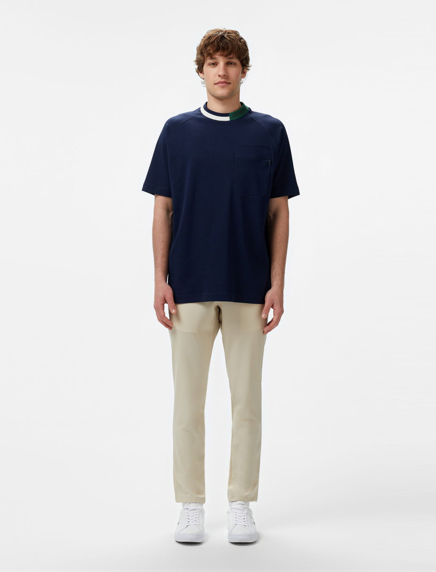 Lacoste Erkek Bisiklet Yaka Lacivert Cepli T-Shirt Lacoste Erkek Bisiklet Yaka Lacivert Cepli T-Shirt