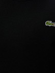 Lacoste Erkek Regular Fit Kısa Kollu Bisiklet Yaka Siyah Triko
