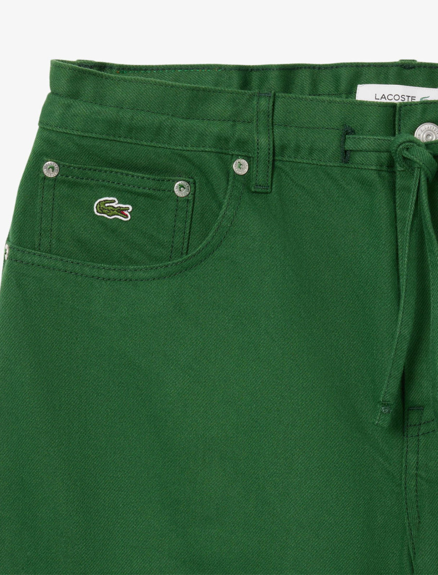 Lacoste Kadın Wide Leg Yeşil Jean Pantolon Lacoste Kadın Wide Leg Yeşil Jean Pantolon
