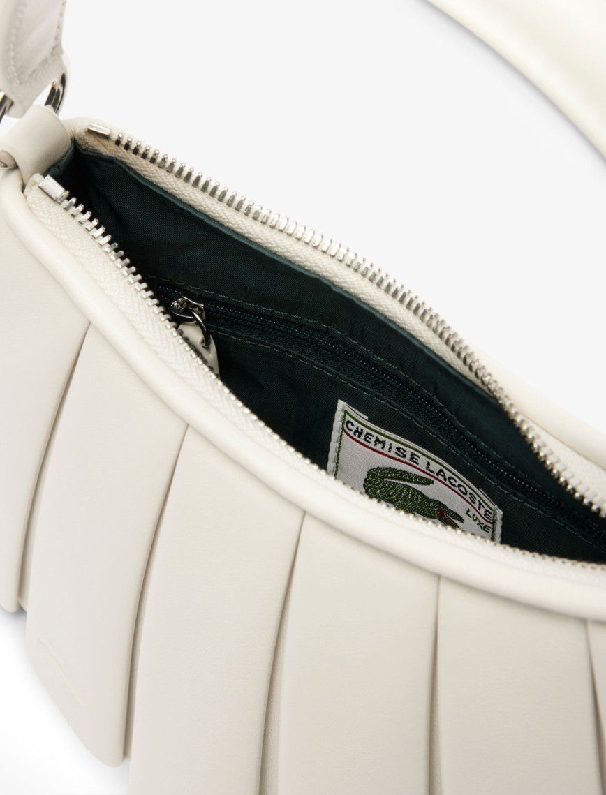 Lacoste Small Lenglen Kadın Deri Bej Omuz Çantası Lacoste Small Lenglen Kadın Deri Bej Omuz Çantası