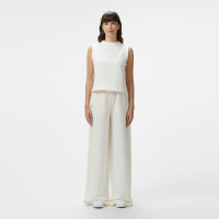 Lacoste Kadın Relaxed Fit Beyaz Pantolon Lacoste Kadın Relaxed Fit Beyaz Pantolon