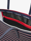 Lacoste Large L.12.12 Kadın Çizgili Siyah Omuz Çantası Lacoste Large L.12.12 Kadın Çizgili Siyah Omuz Çantası