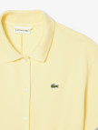 Lacoste Kadın Flare Fit Kısa Kollu Polo Yaka Sarı Elbise