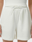 Lacoste Kadın Relaxed Fit Beyaz Şort Lacoste Kadın Relaxed Fit Beyaz Şort