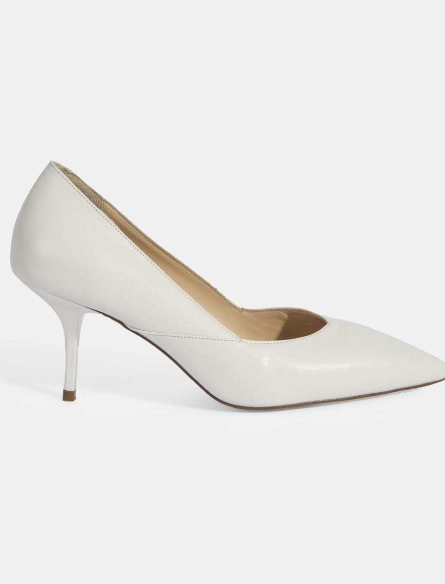 Kadın Siyah Deri Topuklu Klasik Ayakkabı Kadın Siyah Deri Topuklu Klasik Ayakkabı