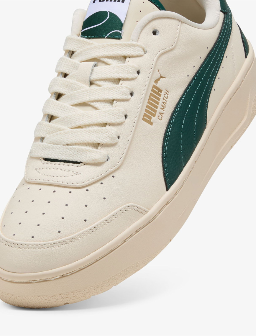 Puma CA Match Premium Erkek Yeşil Detaylı Bej Spor Ayakkabı Puma CA Match Premium Erkek Yeşil Detaylı Bej Spor Ayakkabı