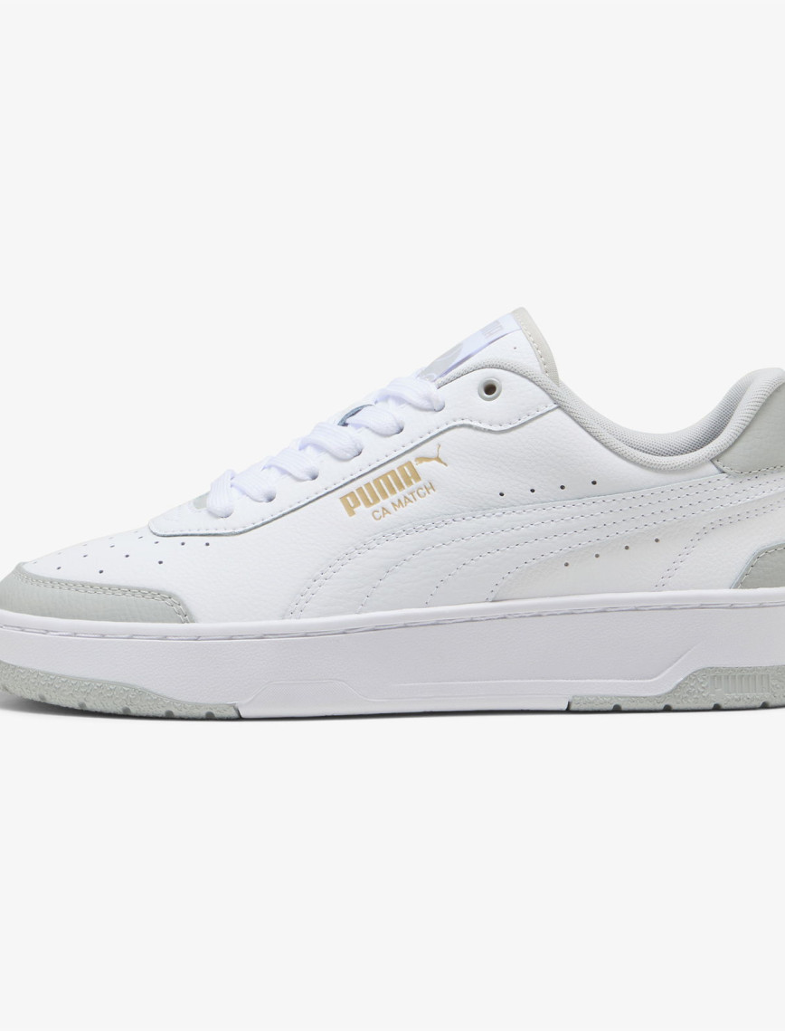 Puma CA Match Unisex Gri Detaylı Beyaz Spor Ayakkabı Puma CA Match Unisex Gri Detaylı Beyaz Spor Ayakkabı