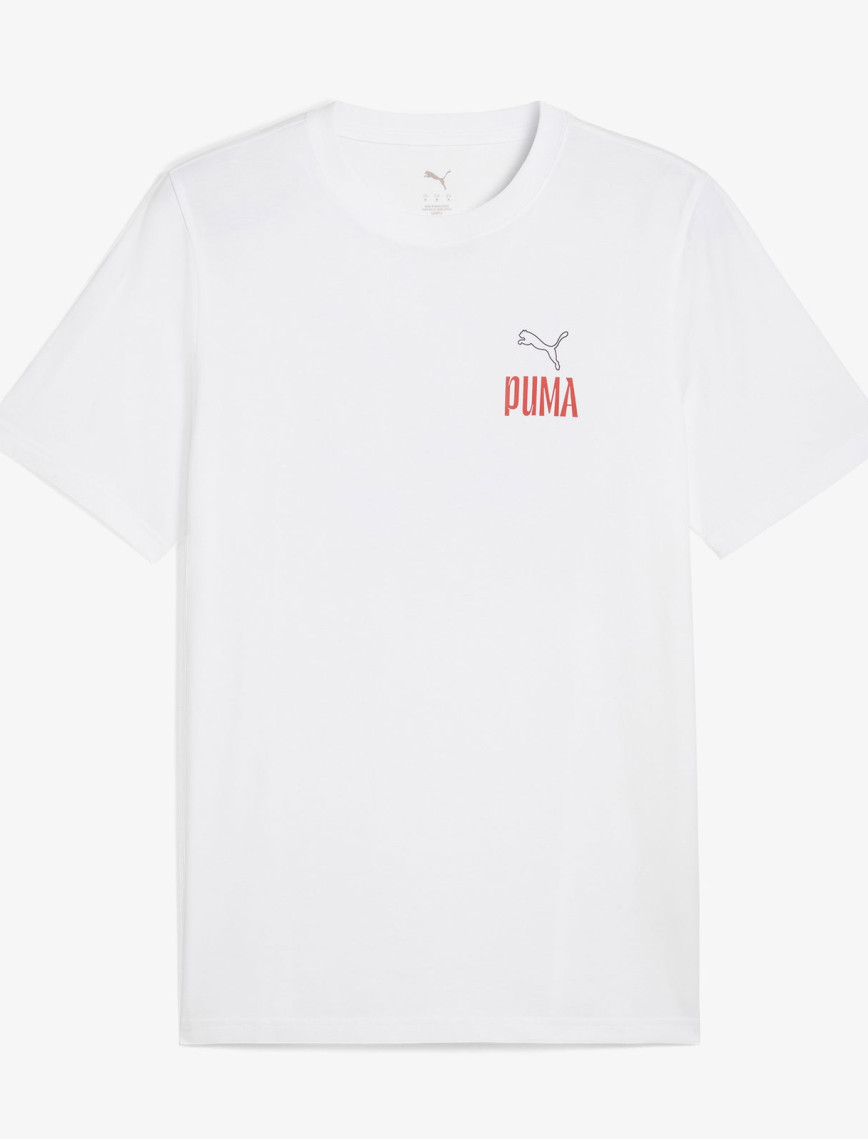Puma Road to Unity Values Graphic Erkek Beyaz T-Shirt Puma Road to Unity Values Graphic Erkek Beyaz T-Shirt