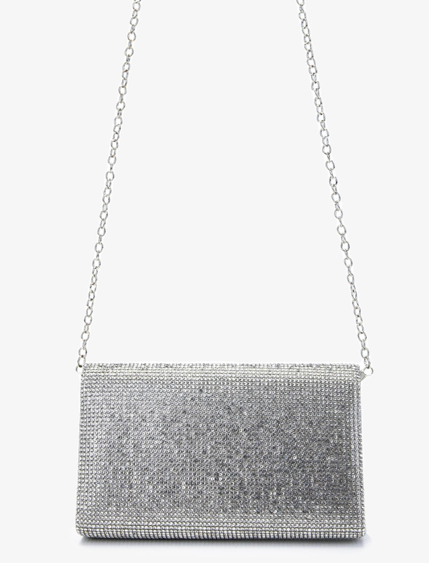 Valmenti Kadın Vegan Gri Abiye Çanta