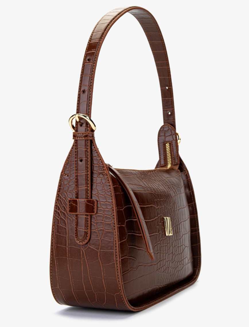 Valmenti Kadın Vegan Taba Omuz Çanta Valmenti Kadın Vegan Taba Omuz Çanta