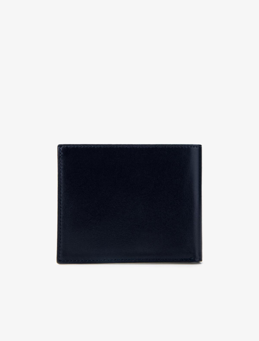 Valmenti Erkek Hakiki Deri Lacivert Cüzdan Cuzdan