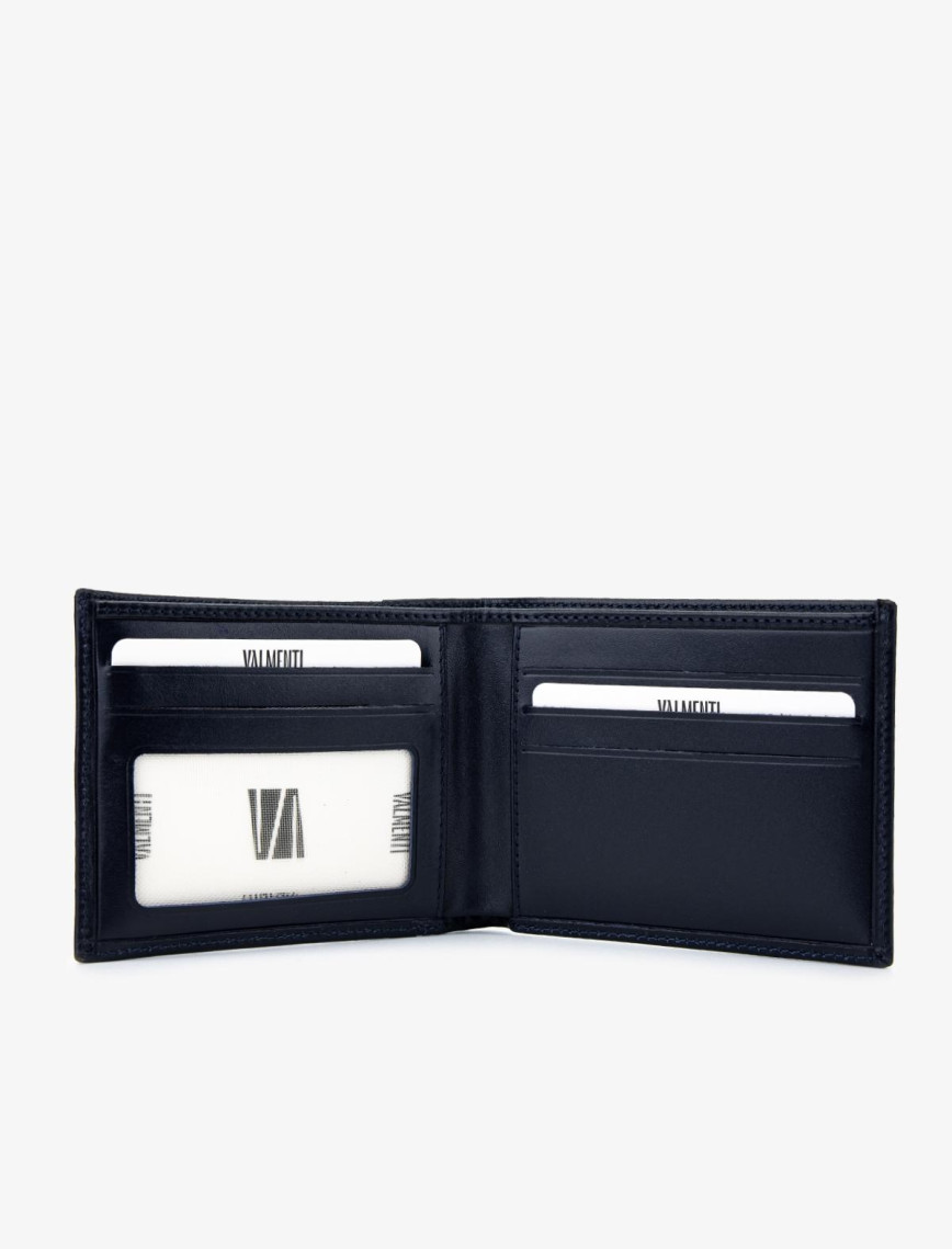 Valmenti Erkek Hakiki Deri Lacivert Cüzdan Cuzdan