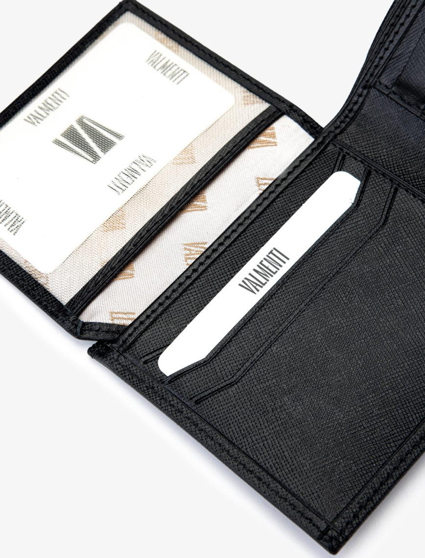 Valmenti Erkek Hakiki Deri Siyah Cüzdan Cuzdan