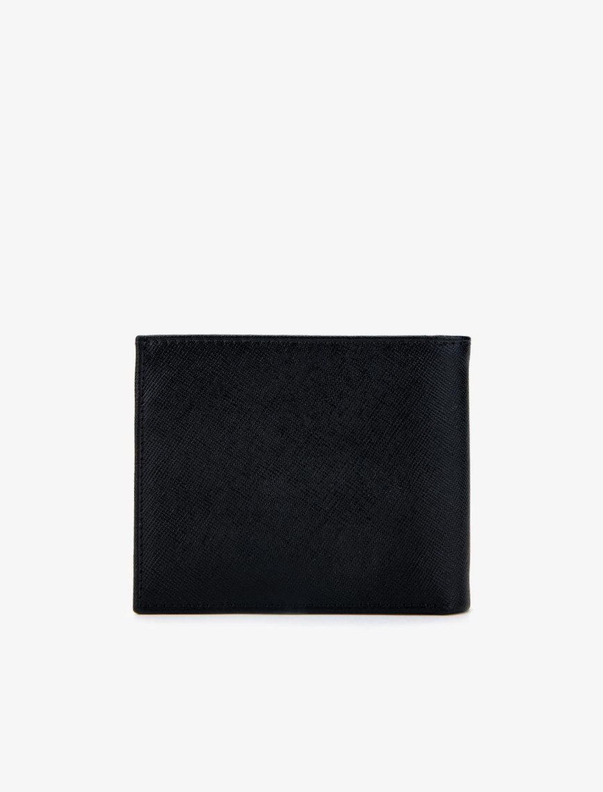 Valmenti Erkek Hakiki Deri Siyah Cüzdan Cuzdan