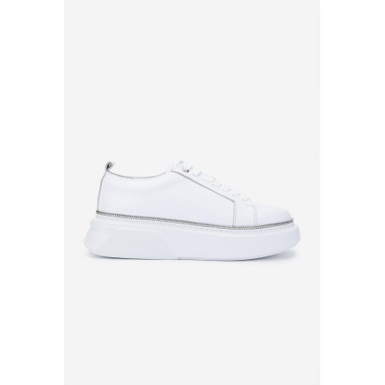 Valmenti Kadın Hakiki Deri Beyaz Sneakers & Spor Ayakkabı