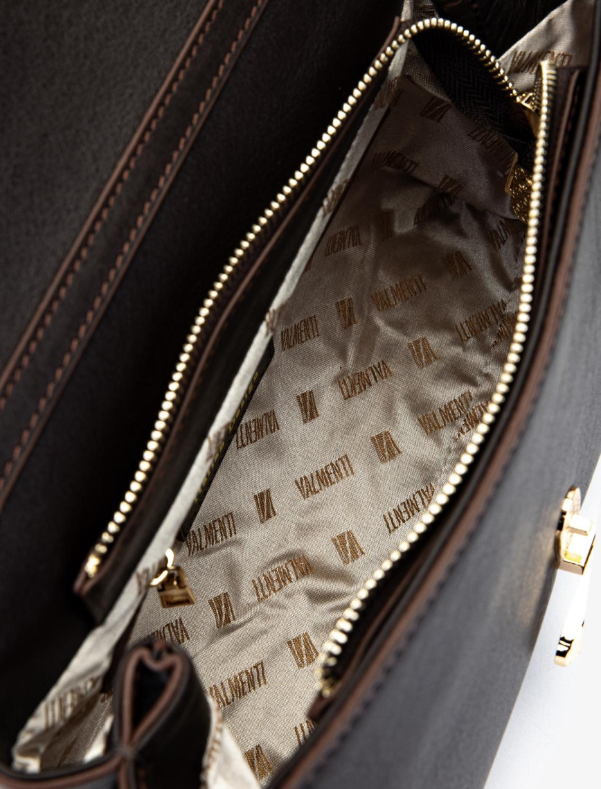 Valmenti Kadın Hakiki Deri Kahverengi Postacı Çanta