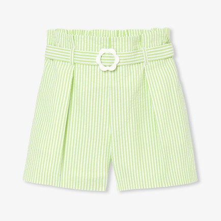 Jacadi Paris Kız Çocuk Gofre Kumaş Çiçek Kemerli Şort Jacadi Paris Kız Çocuk Gofre Kumaş Çiçek Kemerli Şort