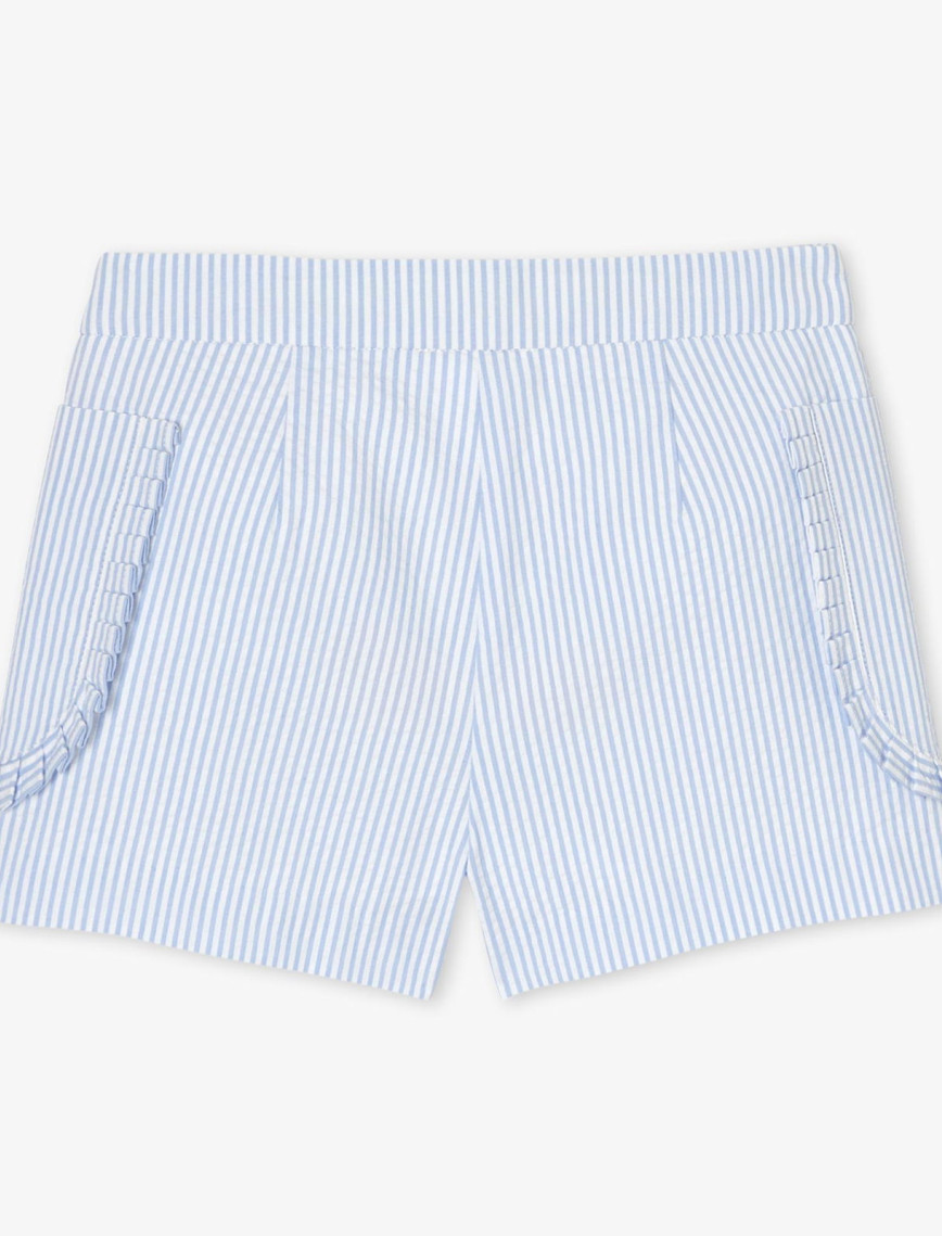 Jacadi Paris Kız Çocuk Gofre Kumaş Çizgili Şort Jacadi Paris Kız Çocuk Gofre Kumaş Çizgili Şort