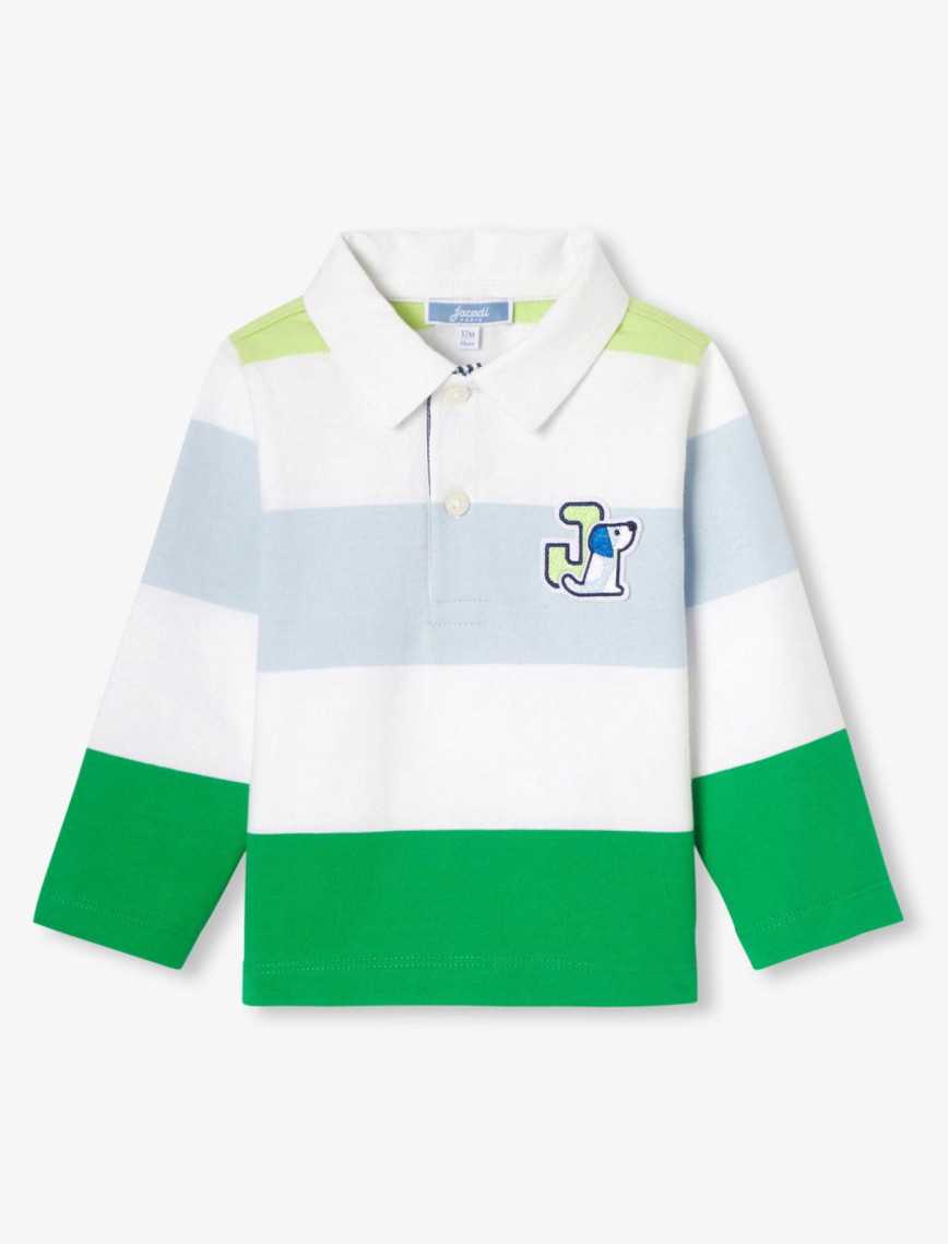 Jacadi Paris Erkek Bebek Renk Bloklu Polo Yaka Sweatshirt Jacadi Paris Erkek Bebek Renk Bloklu Polo Yaka Sweatshirt