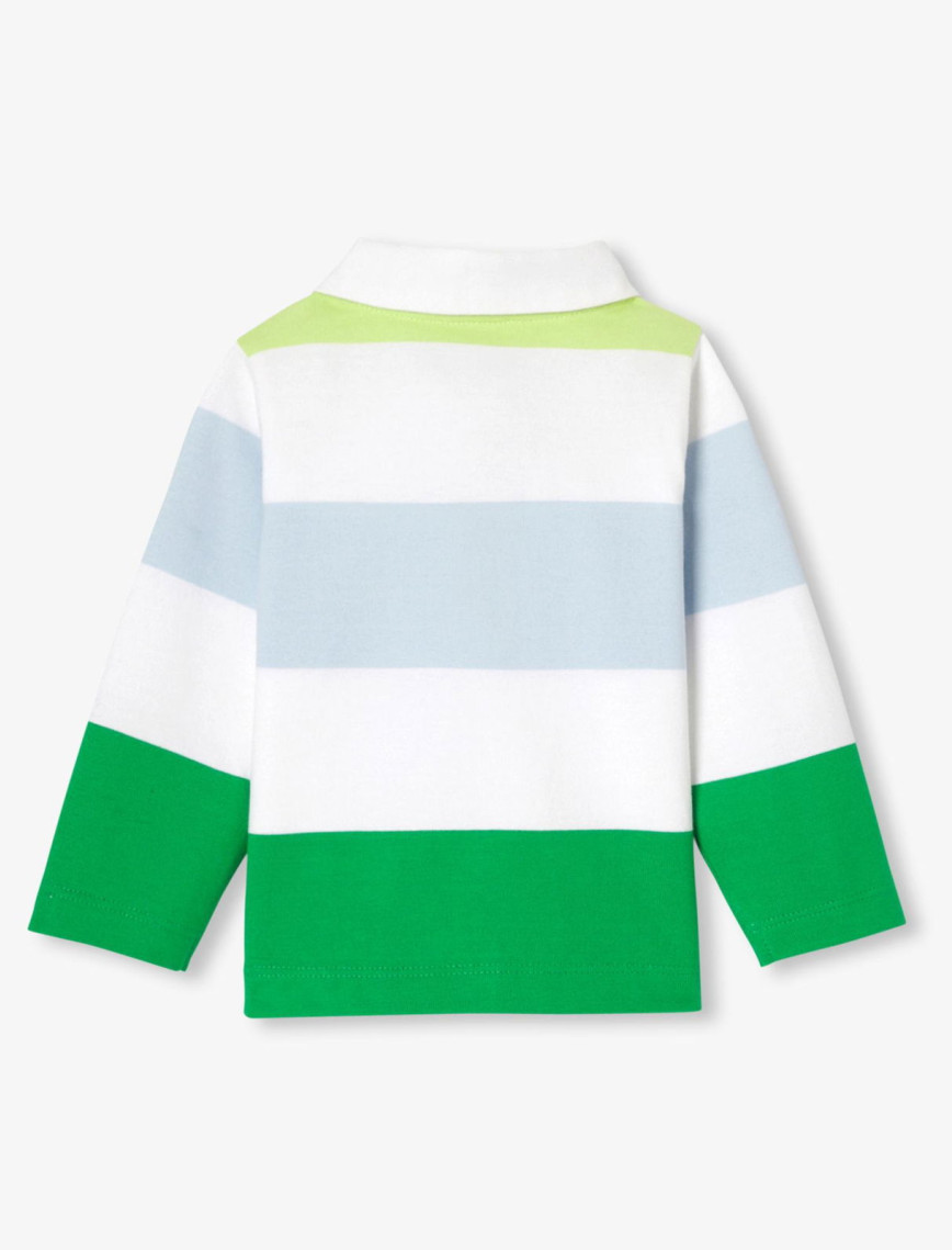 Jacadi Paris Erkek Bebek Renk Bloklu Polo Yaka Sweatshirt Jacadi Paris Erkek Bebek Renk Bloklu Polo Yaka Sweatshirt