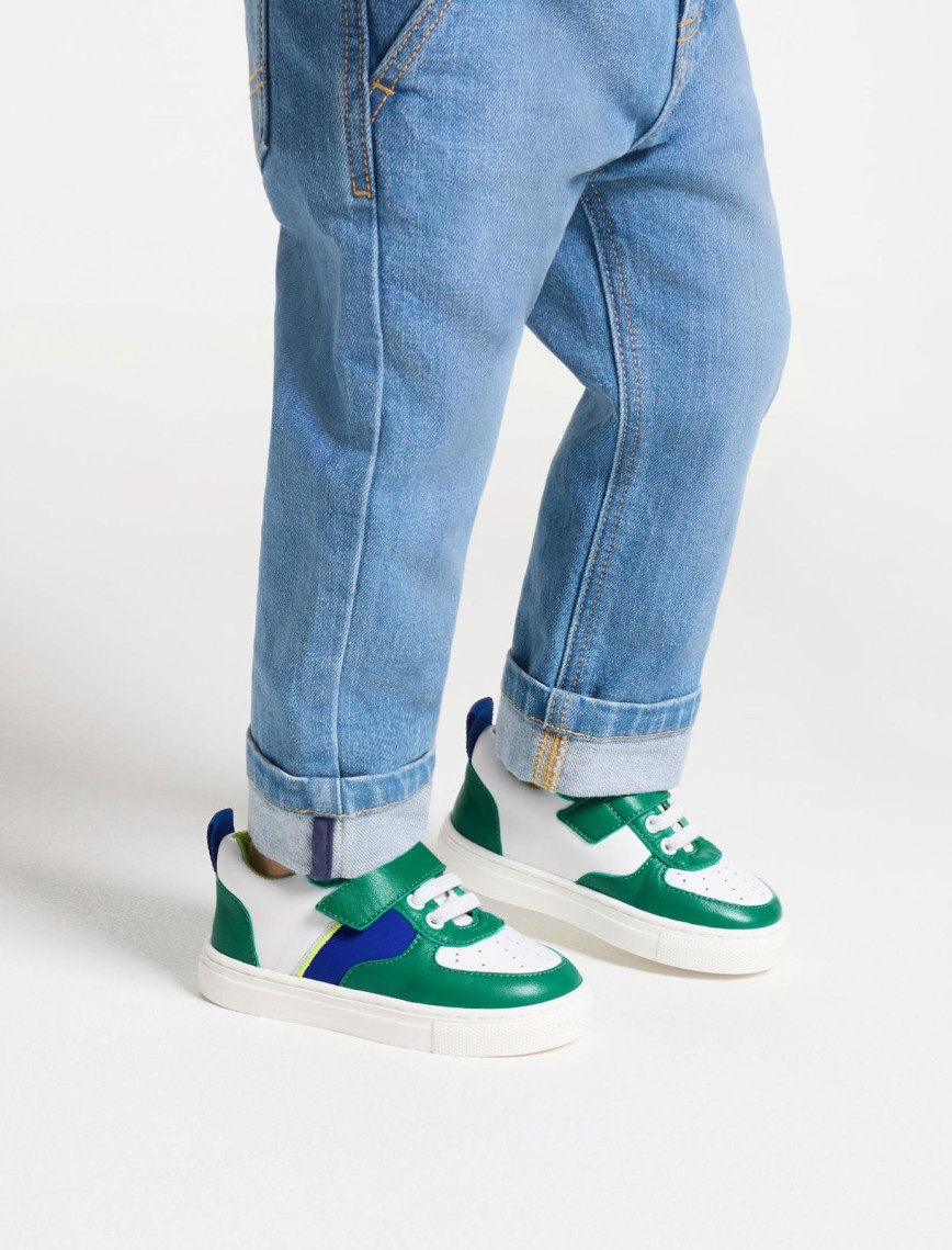Jacadi Paris Erkek Bebek Renk Bloklu Deri Sneaker Jacadi Paris Erkek Bebek Renk Bloklu Deri Sneaker