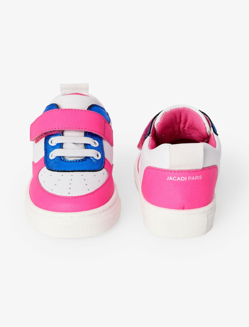 Jacadi Paris Kız Bebek Renk Bloklu Deri Sneaker Jacadi Paris Kız Bebek Renk Bloklu Deri Sneaker