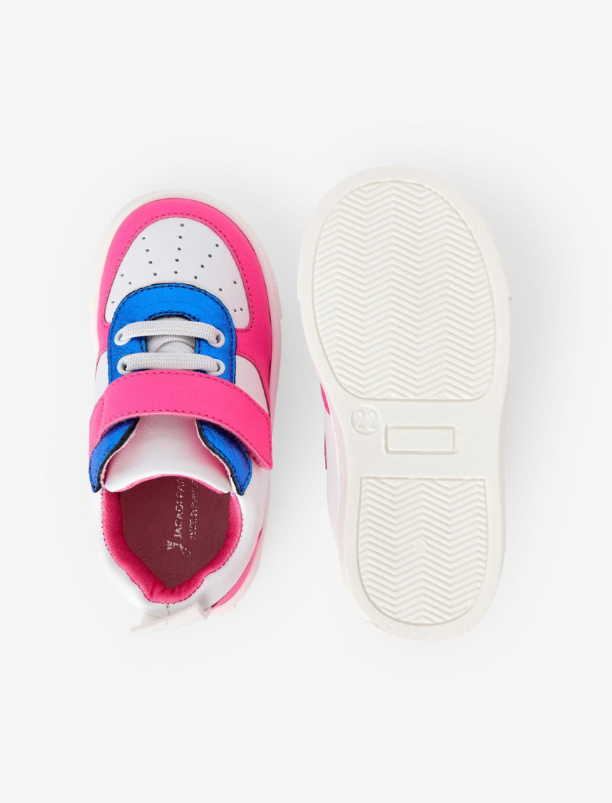 Jacadi Paris Kız Bebek Renk Bloklu Deri Sneaker Jacadi Paris Kız Bebek Renk Bloklu Deri Sneaker