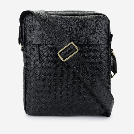 Valmenti Erkek Hakiki Deri Siyah Floter Postacı Çanta Valmenti Erkek Hakiki Deri Siyah Floter Postacı Çanta