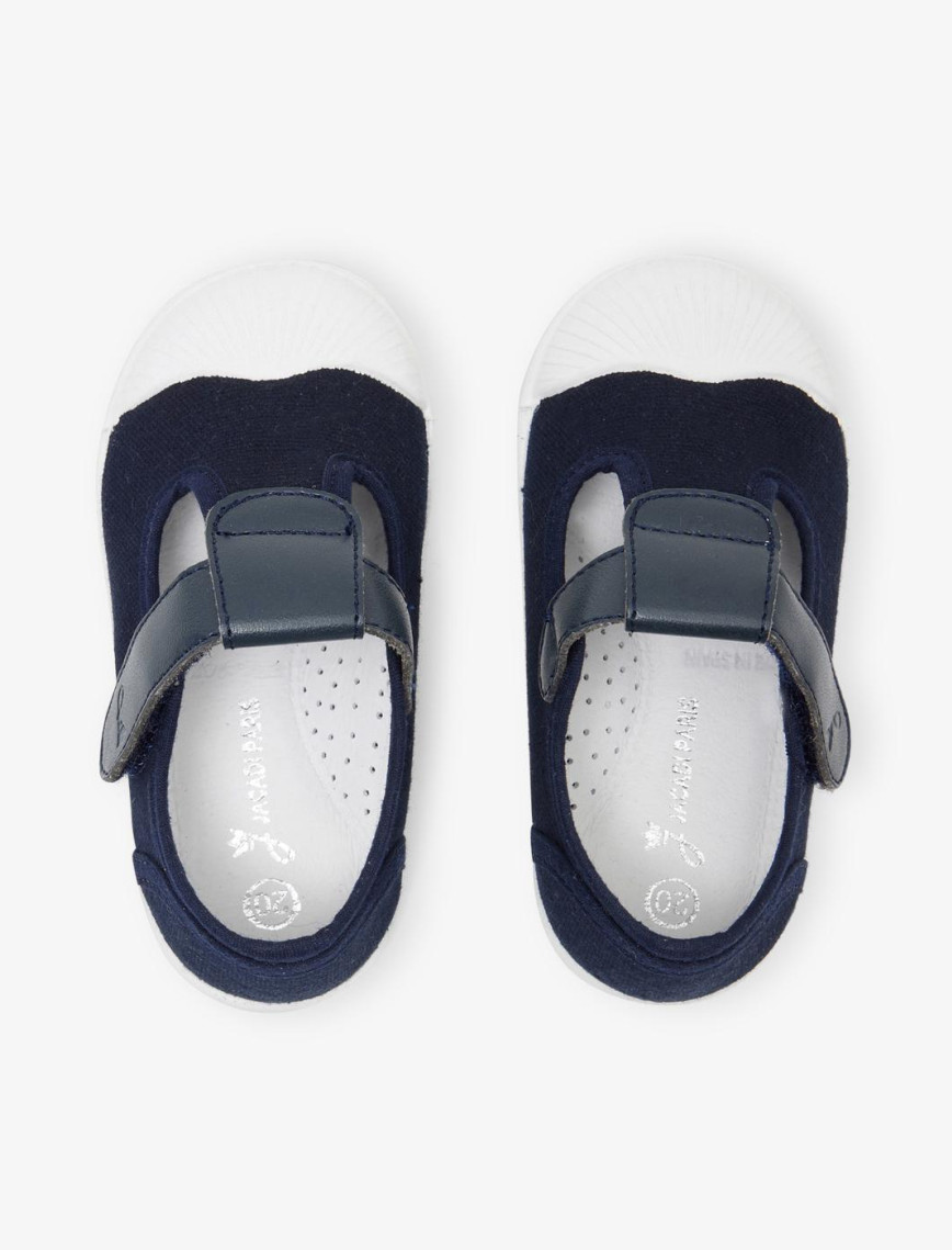 Jacadi Paris Erkek Bebek Kanvas Sandalet Jacadi Paris Erkek Bebek Kanvas Sandalet