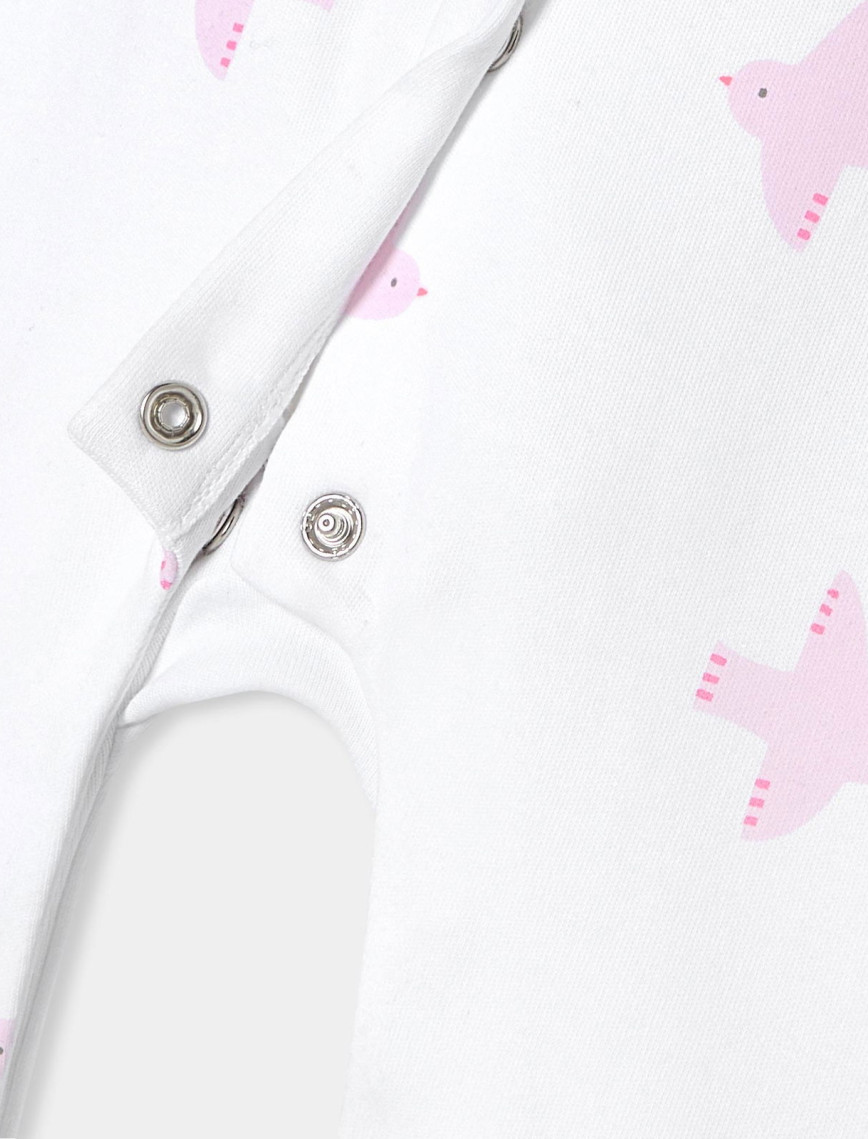 Jacadi Paris Yenidoğan Kız Bebek Interlok Örgü Desenli Tulum Jacadi Paris Yenidoğan Kız Bebek Interlok Örgü Desenli Tulum