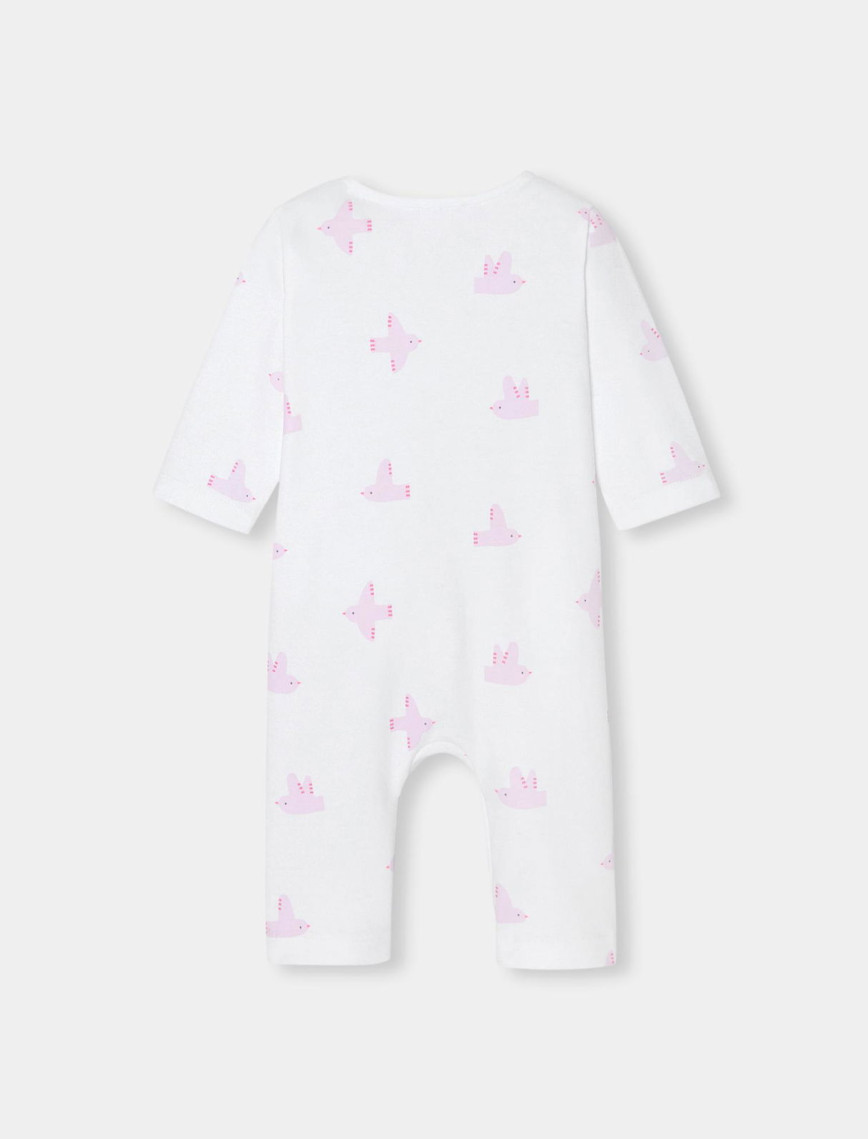 Jacadi Paris Yenidoğan Kız Bebek Interlok Örgü Desenli Tulum Jacadi Paris Yenidoğan Kız Bebek Interlok Örgü Desenli Tulum