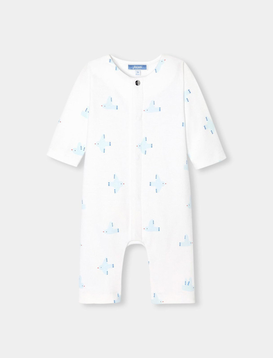 Jacadi Paris Yenidoğan Erkek Bebek Interlok Örgü Desenli Tulum Jacadi Paris Yenidoğan Erkek Bebek Interlok Örgü Desenli Tulum