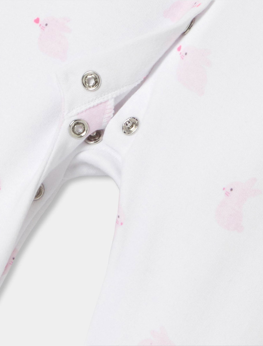 Jacadi Paris Yenidoğan Kız Bebek Desenli Poplin Tulum Jacadi Paris Yenidoğan Kız Bebek Desenli Poplin Tulum