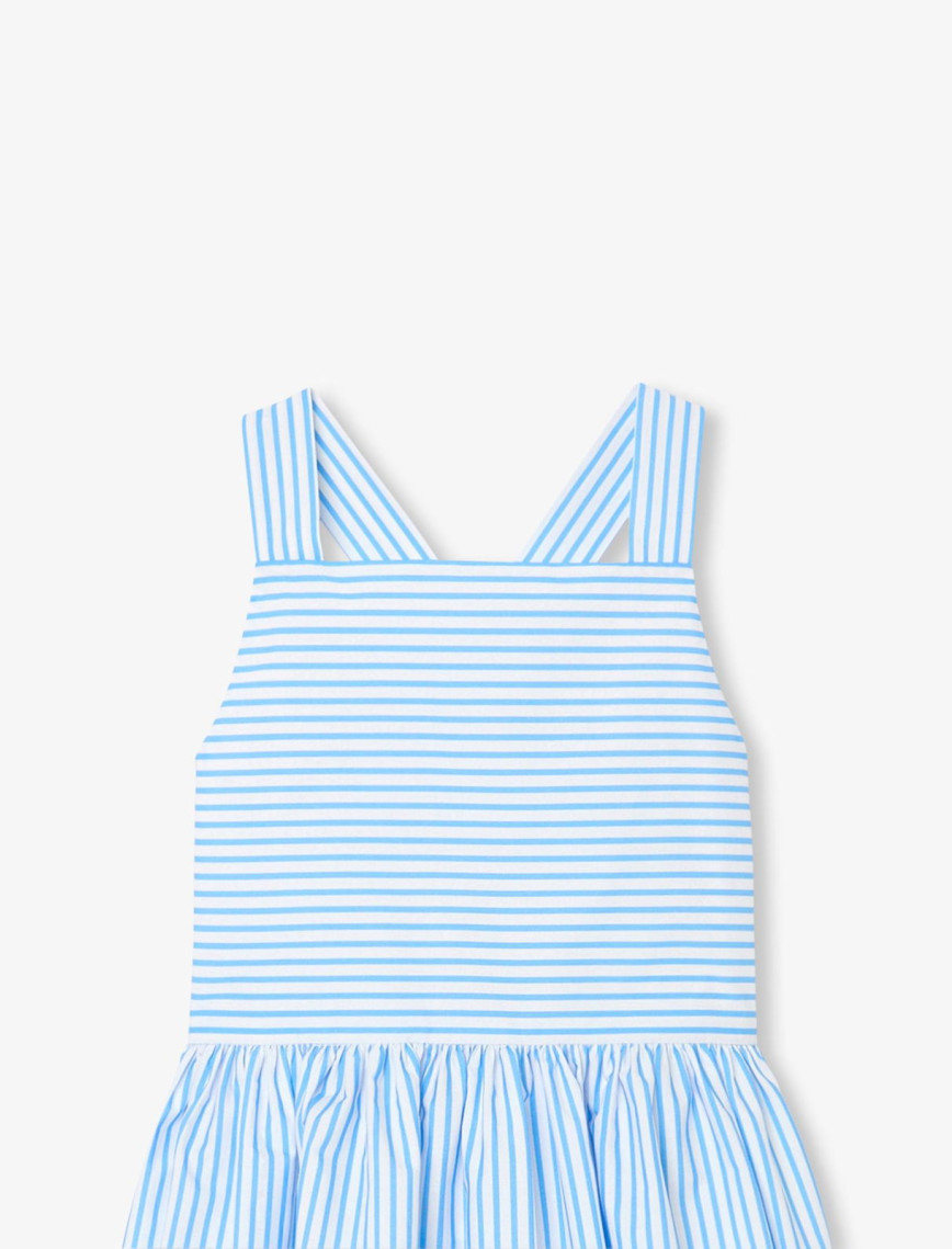 Jacadi Paris Kız Çocuk Çapraz Sırt Askılı Poplin Elbise Jacadi Paris Kız Çocuk Çapraz Sırt Askılı Poplin Elbise