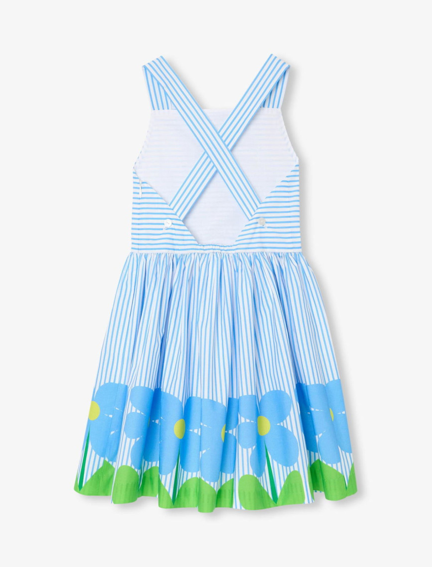 Jacadi Paris Kız Çocuk Çapraz Sırt Askılı Poplin Elbise Jacadi Paris Kız Çocuk Çapraz Sırt Askılı Poplin Elbise